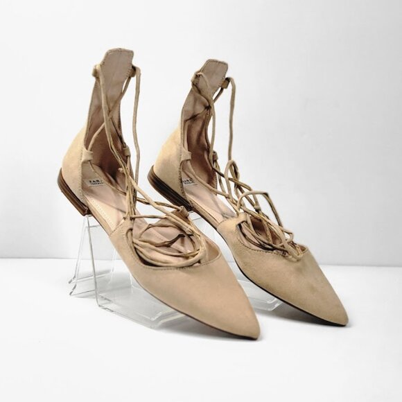 ZARA pointy toe flats shoes Sz EU 40 - Picture 1 of 8